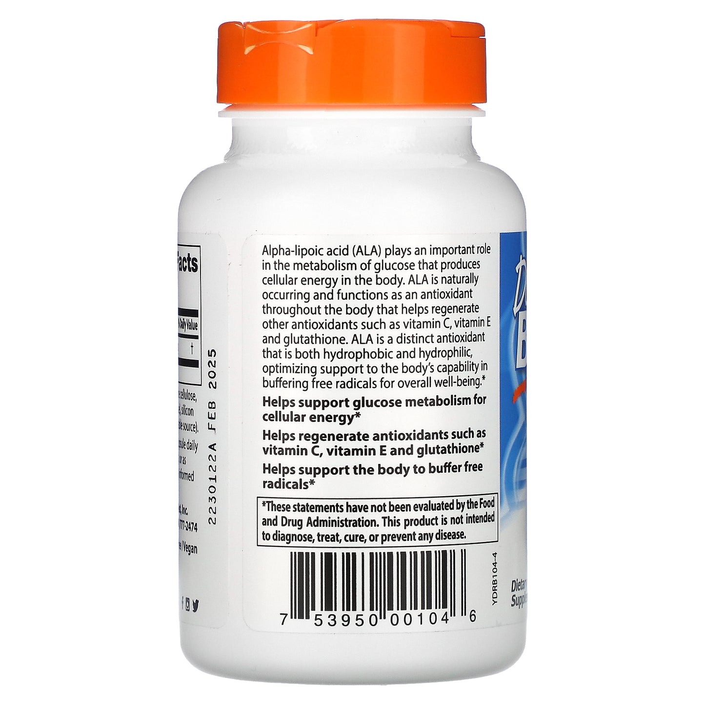 Doctor's Best, Alpha-Lipoic Acid 150, 150 mg, 120 Veggie Caps