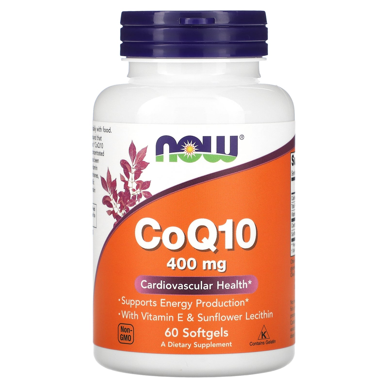 NOW Foods, CoQ10, 400 mg, 60 Softgels