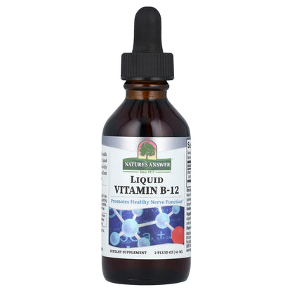Nature's Answer, Liquid Vitamin B-12, 1,000 mcg, 2 fl oz (60 ml)