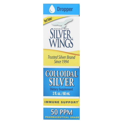 Natural Path Silver Wings, Colloidal Silver, 2 fl oz (60 ml)