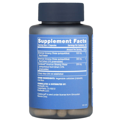 ProHealth Longevity, Full Spectrum Ginseng, 60 Capsules