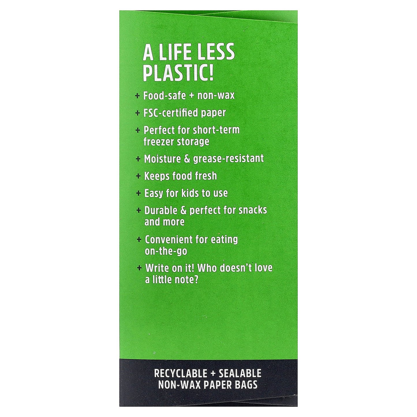 Lunchskins, Paper Snack Bags, Orange, 50 Bags