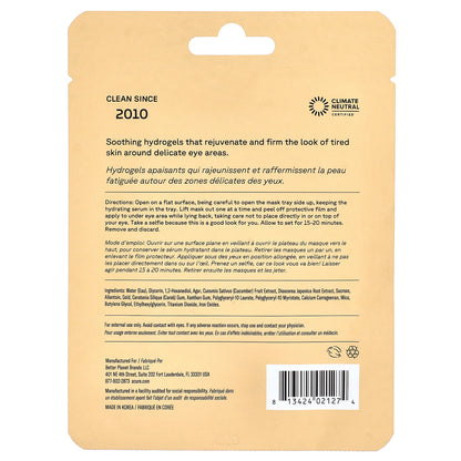 ACURE, Radically Rejuvenating, Under Eye Hydrogels, 2 Single Use Eye Gels, 0.14 oz (4 g)