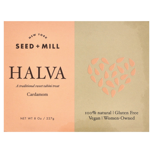New York Seed + Mill, Halva, Cardamom, 8 oz (227 g)