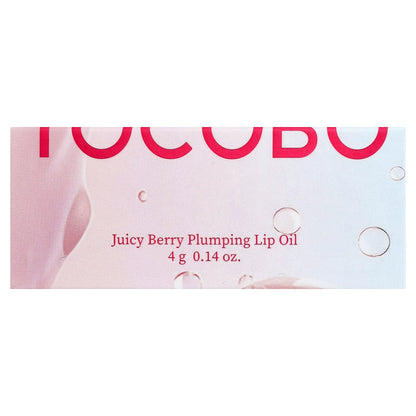 Tocobo, Juicy Berry Plumping Lip Oil, 06 Berry Candy, 0.14 oz (4 g)