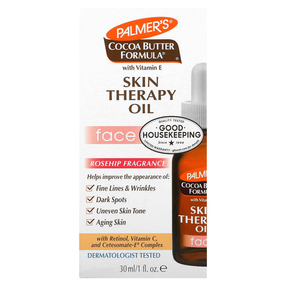 Palmer's, Cocoa Butter Formula with Vitamin E, Skin Therapy Oil, Face, Rosehip, 1 fl oz (30 ml)