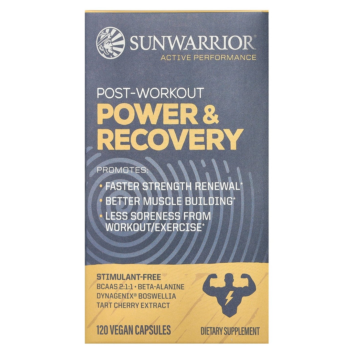Sunwarrior, Post-Workout, Power & Recovery, 120 Vegan Capsules