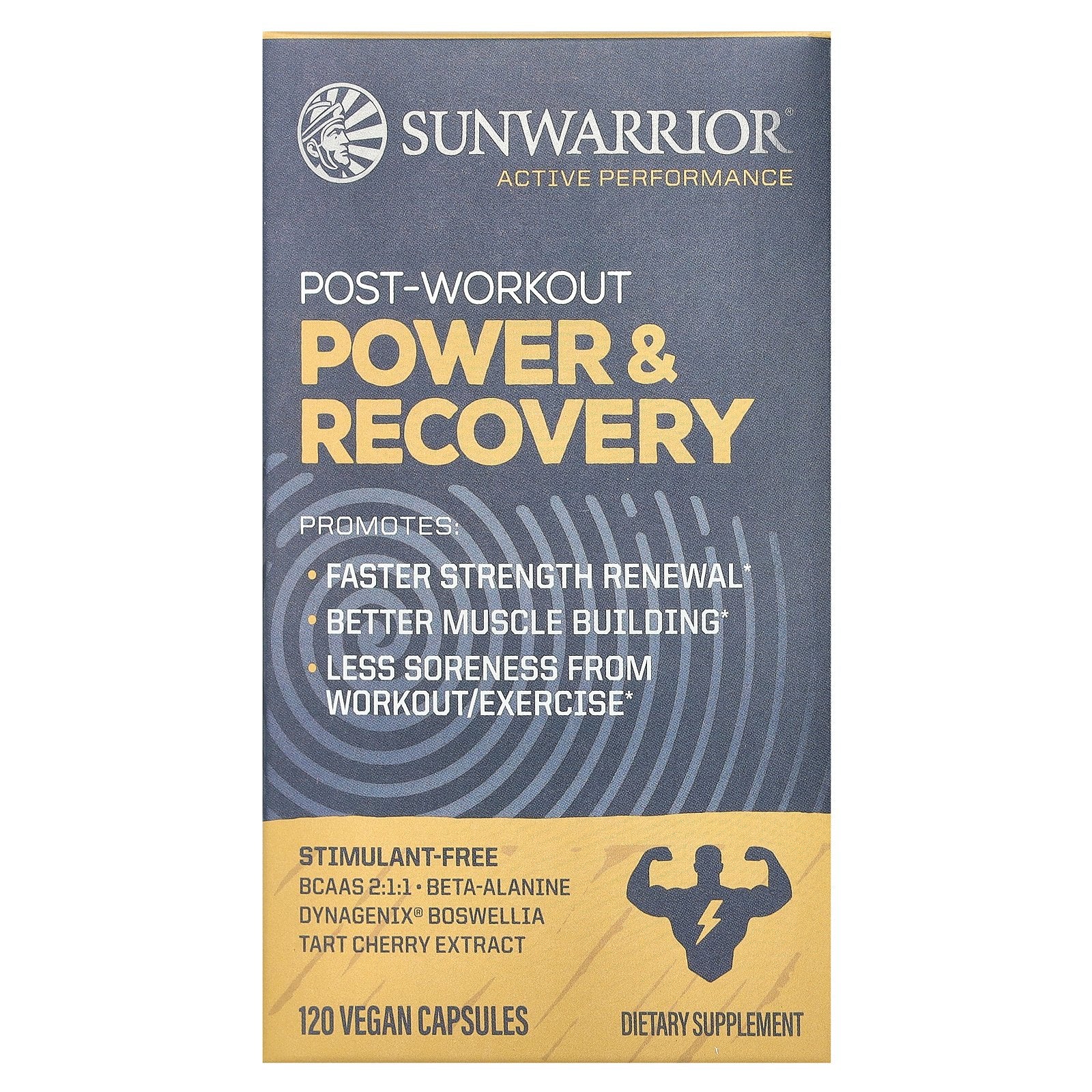 Sunwarrior, Post-Workout, Power & Recovery, 120 Vegan Capsules