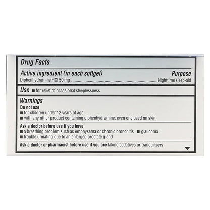 Unisom, SleepGels, Nighttime Sleep-Aid, 32 SoftGels