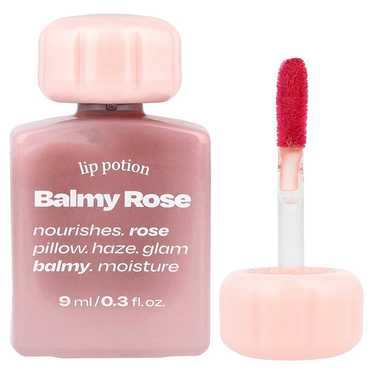 alternativestereo, Lip Potion Balmy Rose, No.0 Nudy Apricot, 0.3 fl oz (9 ml)