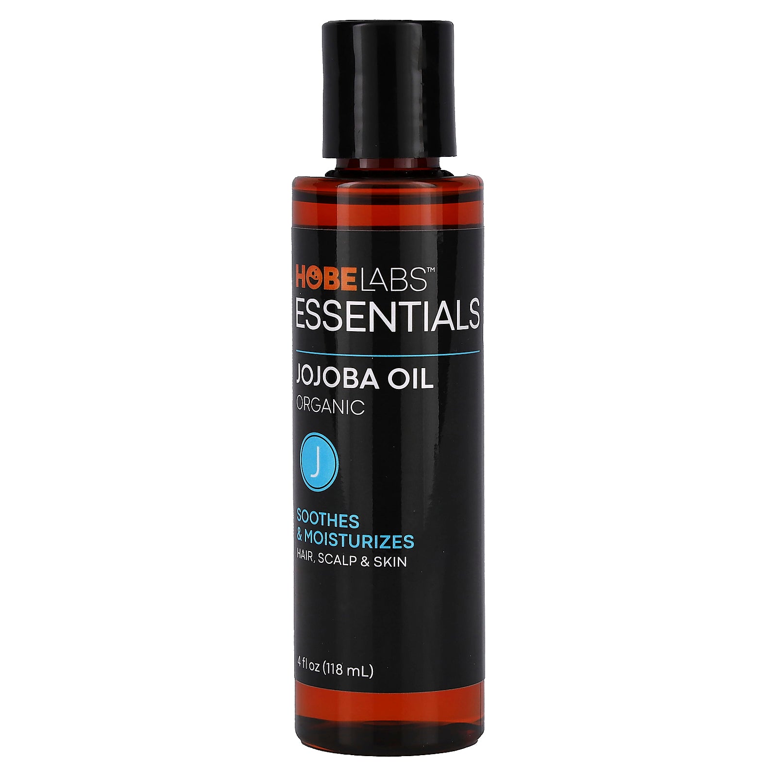 Hobe Labs, Essentials, Organic Jojoba Oil, 4 fl oz (118 ml)