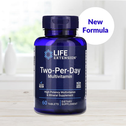 Life Extension, Two-Per-Day Multivitamin, V2, 60 Tablets