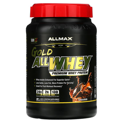 ALLMAX, GOLD ALLWHEY®, Premium Whey Protein, Chocolate, 2 lbs (907 g)