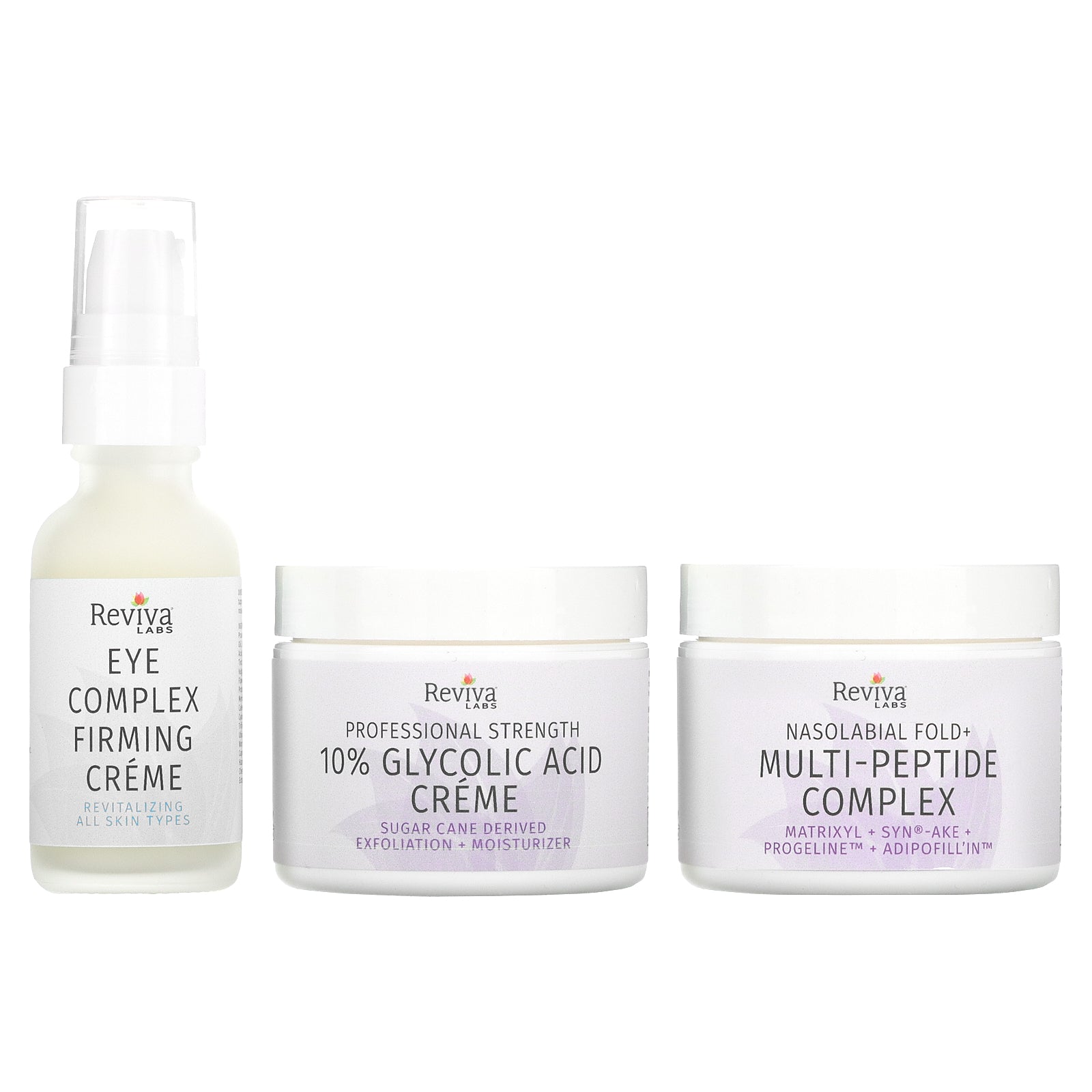 Reviva Labs, Restorative Anti-Aging Bundle, 3 Piece Bundle