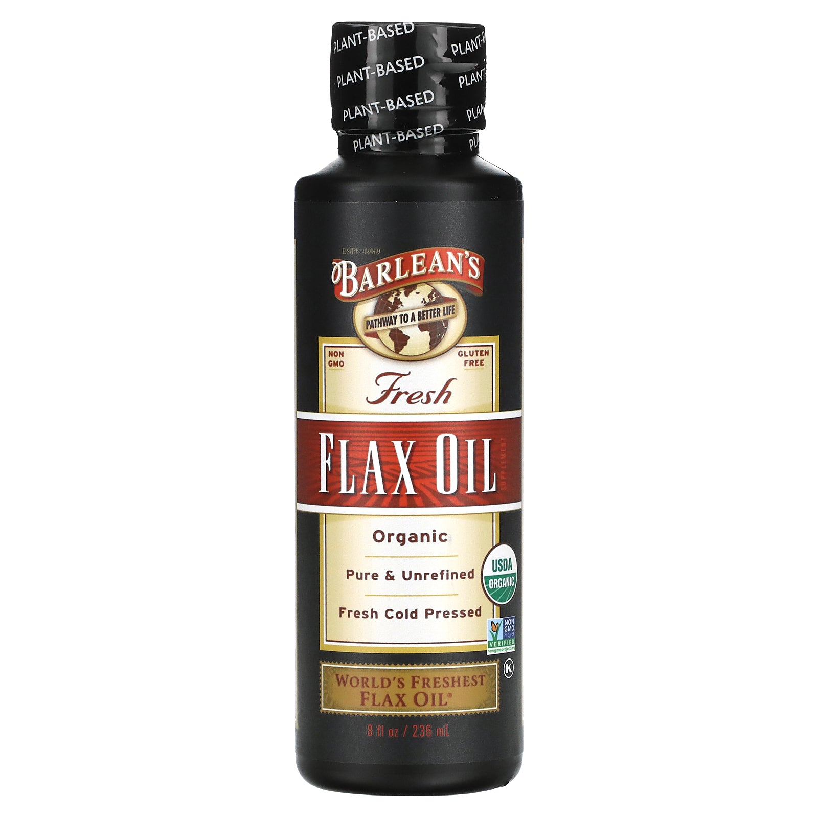 Barlean's, Organic Fresh, Flax Oil, 8 fl oz (236 ml)