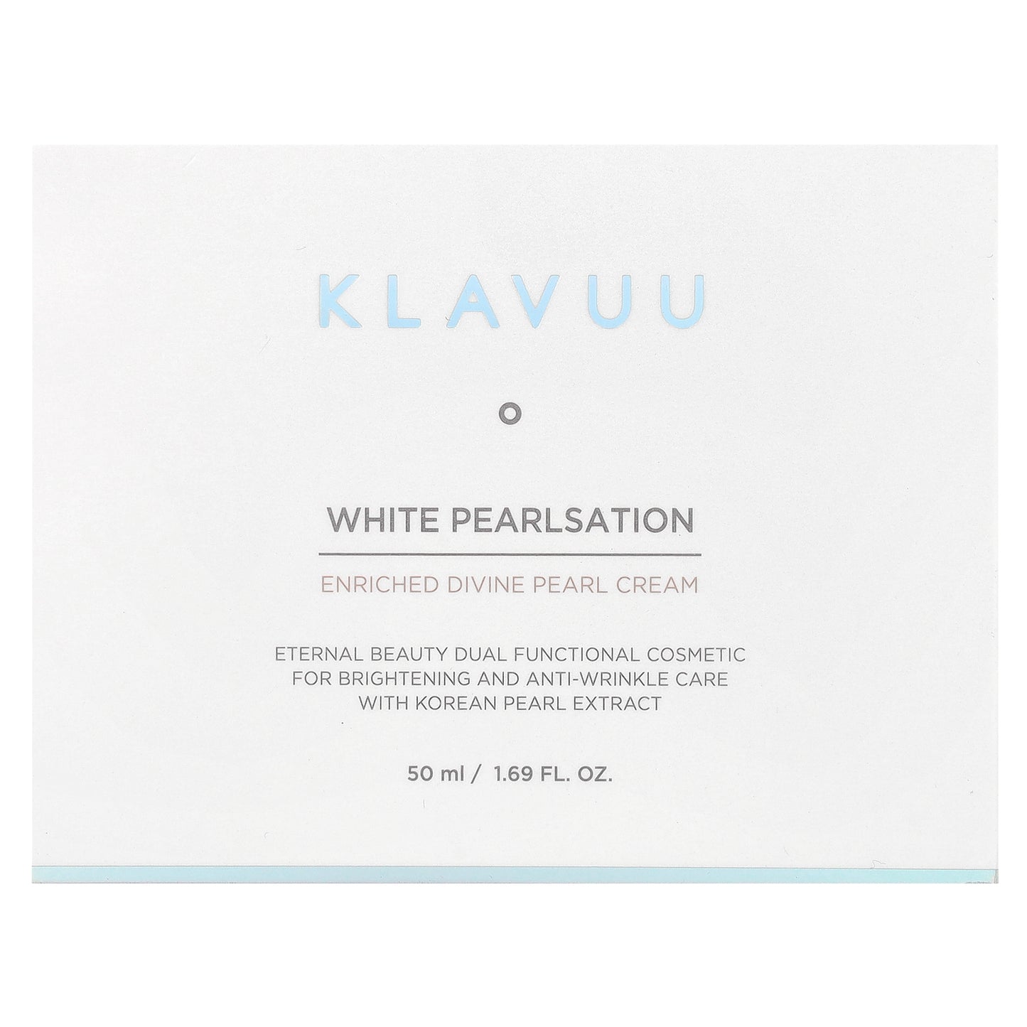 KLAVUU, White Pearlsation, Enriched Divine Pearl Cream, 1.69 fl oz (50 ml)