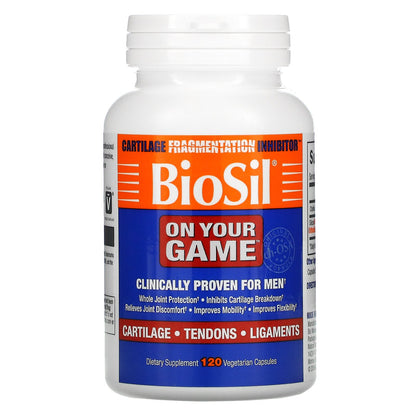 BioSil, On Your Game, 120 Veggie Caps