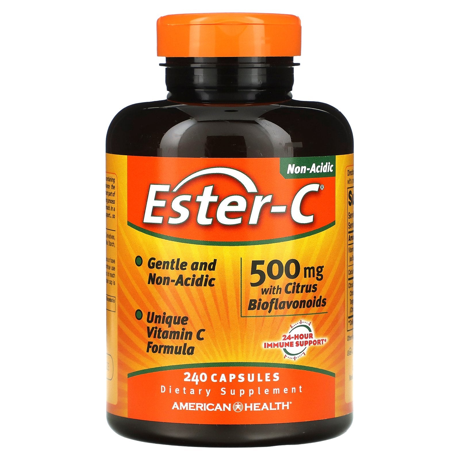 American Health, Ester-C with Citrus Bioflavonoids, 500 mg, 240 Capsules