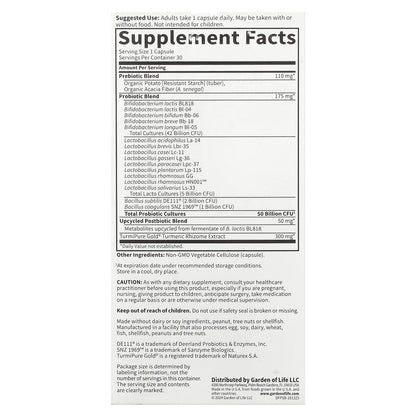 Garden of Life, Probiotics Sport+, 50 Billion, 30 Vegetarian Capsules