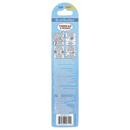 Brush Buddies, Thomas & Friends Toothbrushes, Soft , 2 Toothbrushes