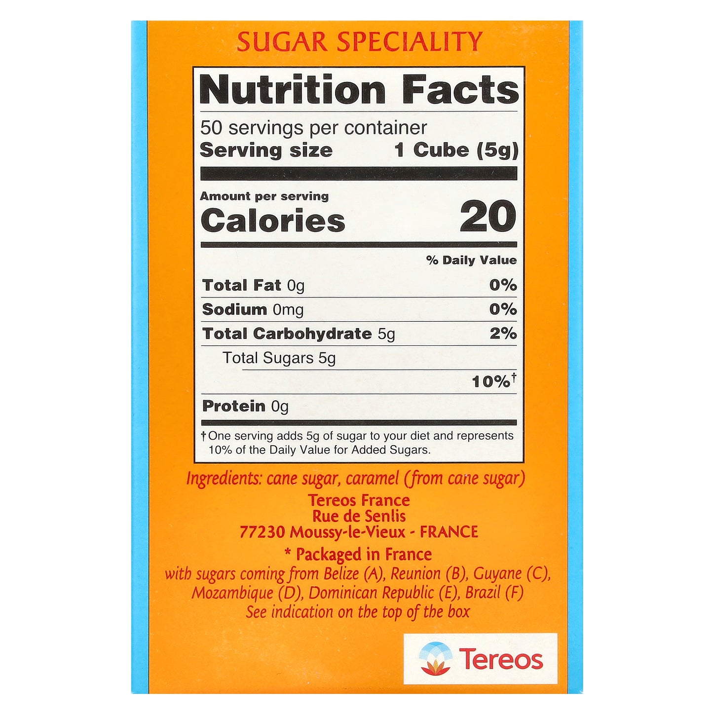 La Perruche, Pure Cane Rough Sugar Cubes, 8.8 oz (250 g)