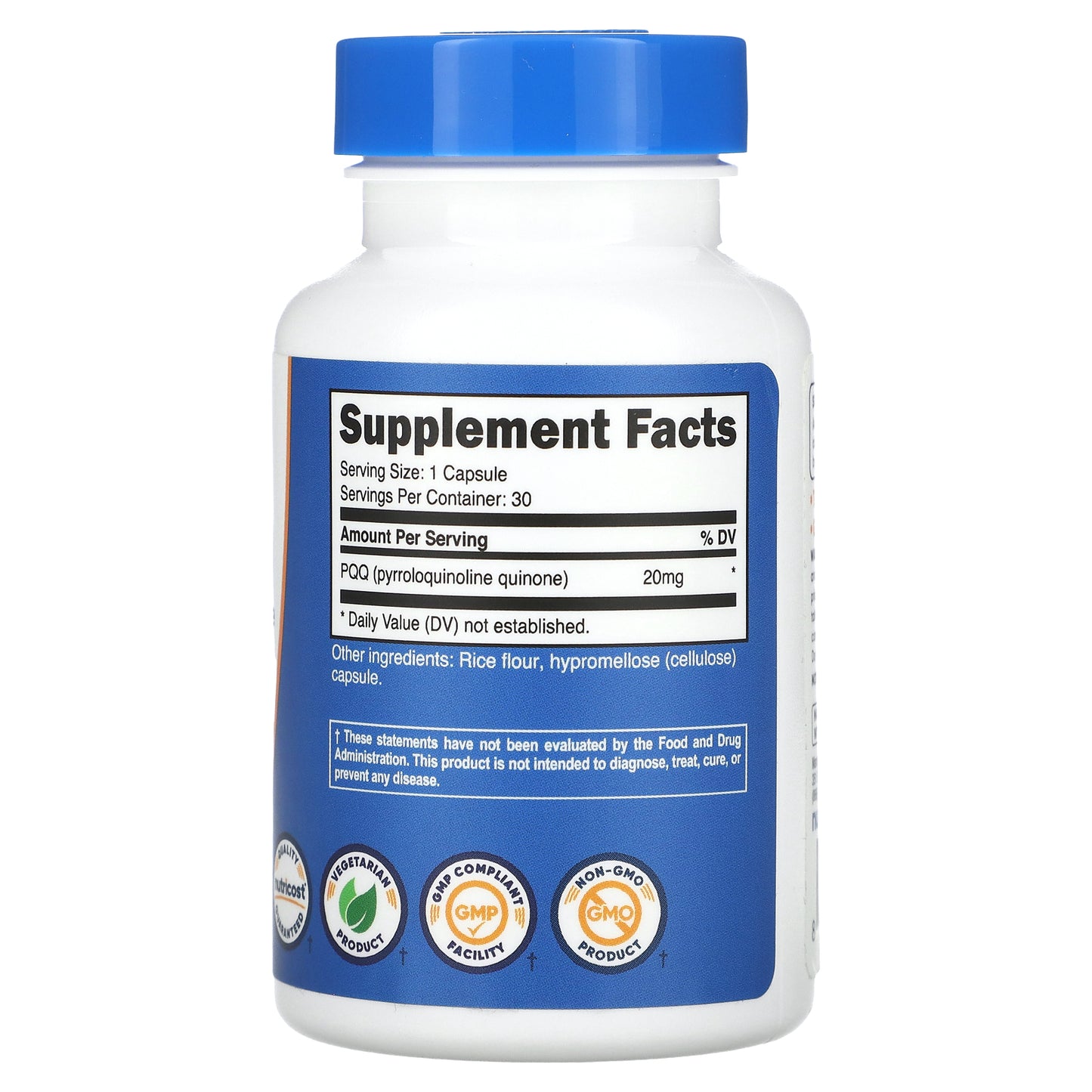 Nutricost, PQQ, 20 mg, 30 Capsules