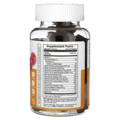 Lifeable, Prenatal Multivitamin Gummies, Natural Berry, 60  Gummies