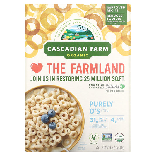 Cascadian Farm, Organic Purely O's Cereal, 8.6 oz (243 g)