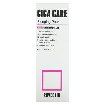 Rovectin, Cica Care Sleeping Pack, 2.7 fl oz  (80 ml)