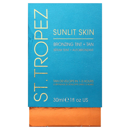 St. Tropez, Sunlit Skin, Bronzing Tint + Tan, 1 fl oz (30 ml)