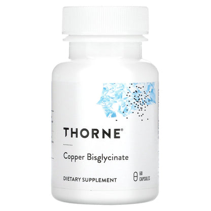 Thorne, Copper Bisglycinate, 60 Capsules