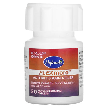 Hyland's Naturals, FLEXmore, Arthritis Pain Relief, 50 Quick-Dissolving Tablets