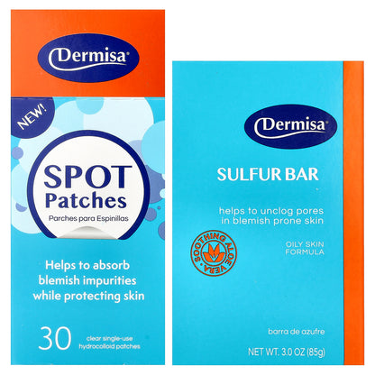 Dermisa, Acne Kit, For All Skin Types, 2 Piece Kit