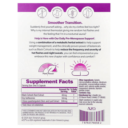 AZO, Menopause Relief, 30 Capsules