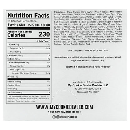 My Cookie Dealer Protein, Protein Cookie, Chocolate Candy Ganache, 12 Cookies, 3.8 oz (108 g) Each