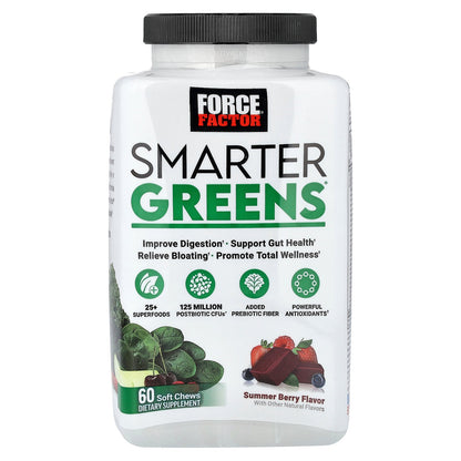 Force Factor, Smarter Greens®, Summer Berry, 60 Soft Chews