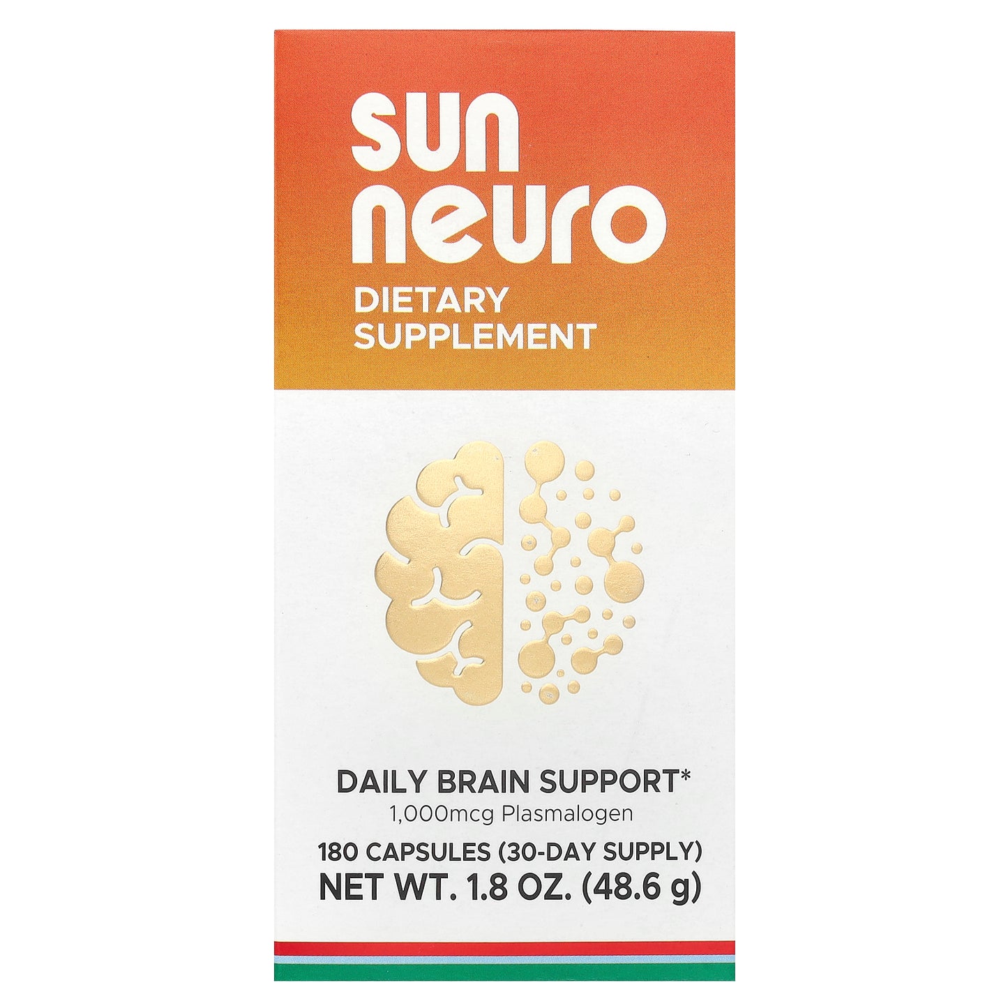 Sun Chlorella, Sun Neuro, 1,000 mcg, 180 Capsules (166 mcg per Capsules)