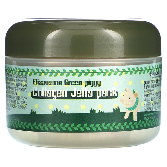 Elizavecca, Green Piggy, Collagen Jelly Pack, 3.53 oz (100 g)