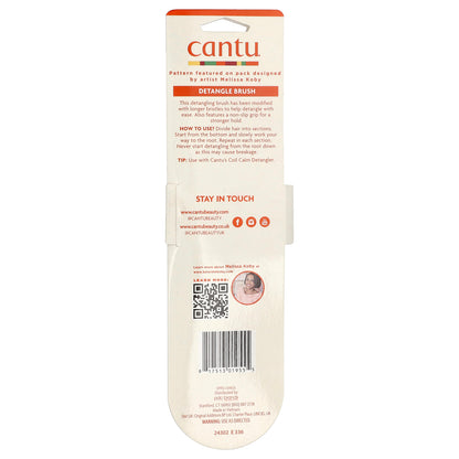 Cantu, Detangle, Sturdy Wash Day Brush, Black, 1 Brush