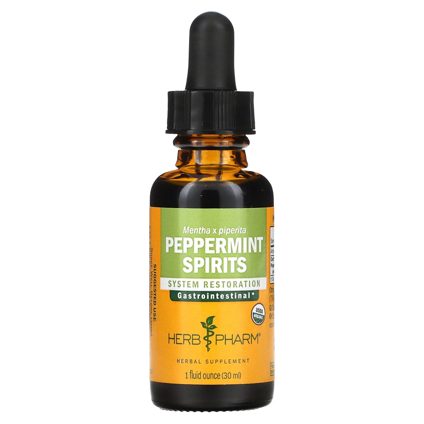 Herb Pharm, Peppermint Spirits, 584 mg, 1 fl oz (30 ml)