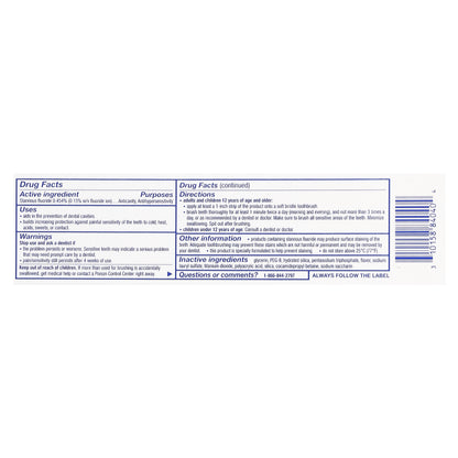 Sensodyne, Fluoride Toothpaste For Sensitive Teeth,  Mint, 3.4 oz (96.4 g)