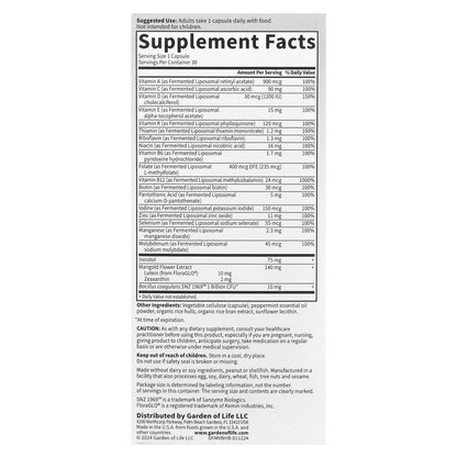 Garden of Life, Dr. Formulated Multi+, Brain Health, 30 Capsules