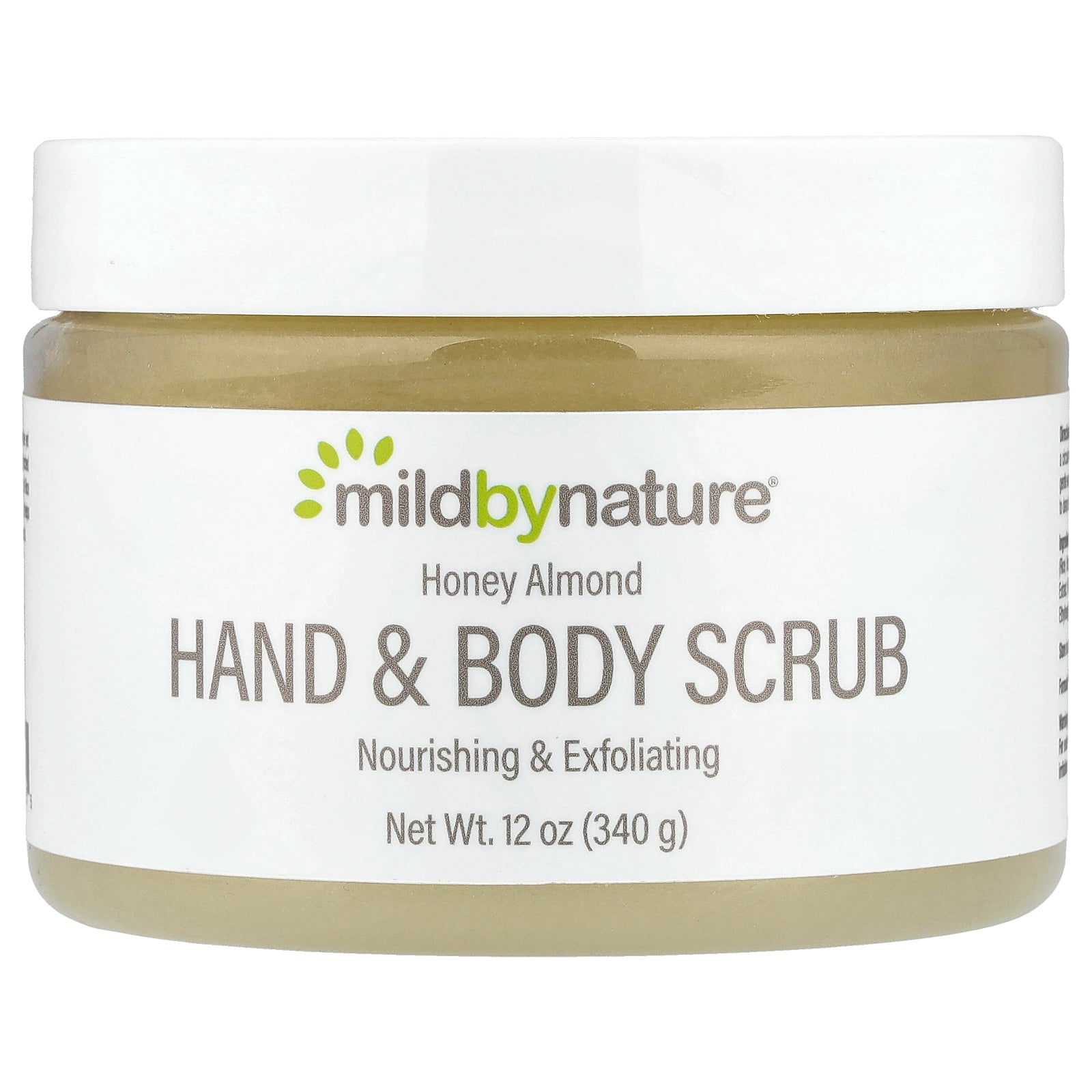 Mild By Nature, Hand & Body Scrub, Honey Almond, 12 oz (340 g)