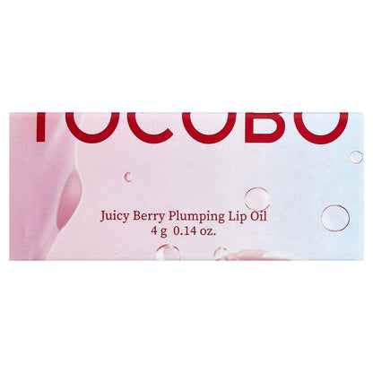 Tocobo, Juicy Berry Plumping Lip Oil, 07 Plum Jam, 0.14 oz (4 g)