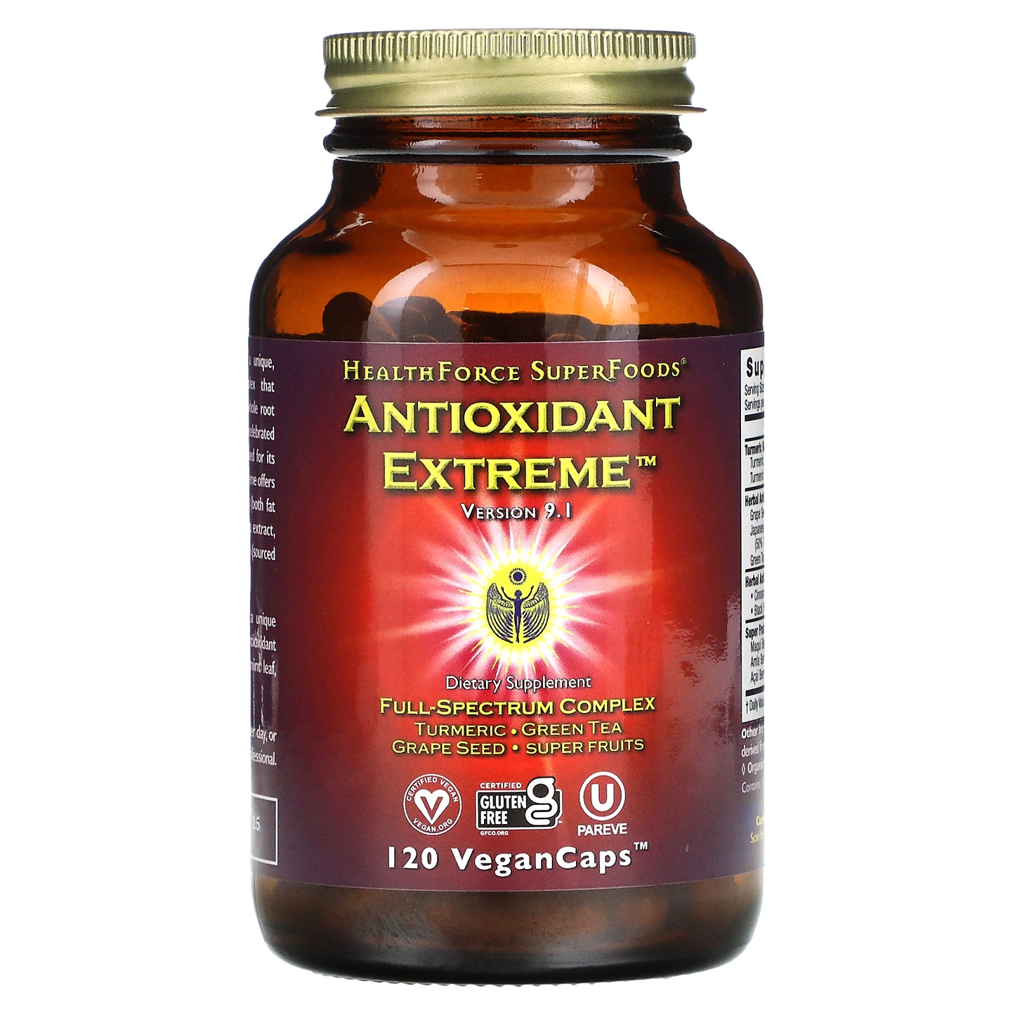 HealthForce Superfoods, Antioxidant Extreme, Version 9.1, 120 VeganCaps