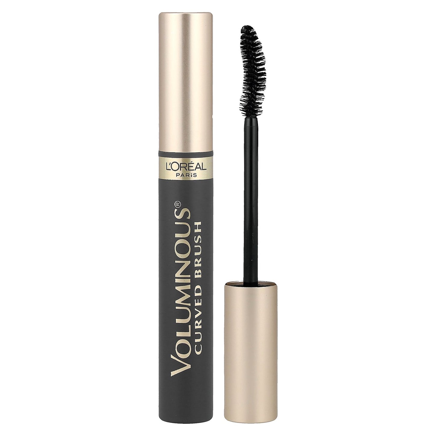 L'Oréal, Voluminous®, Curved Brush Mascara, 340 Black, 0.28 fl oz (8 ml)