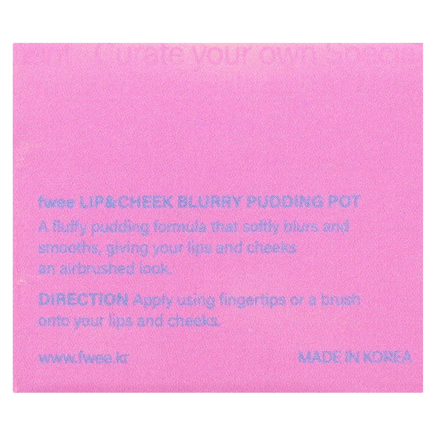 Fwee, Lip & Cheek Blurry Pudding Pot, MV04 Slayyy, 0.17 oz (5 g)