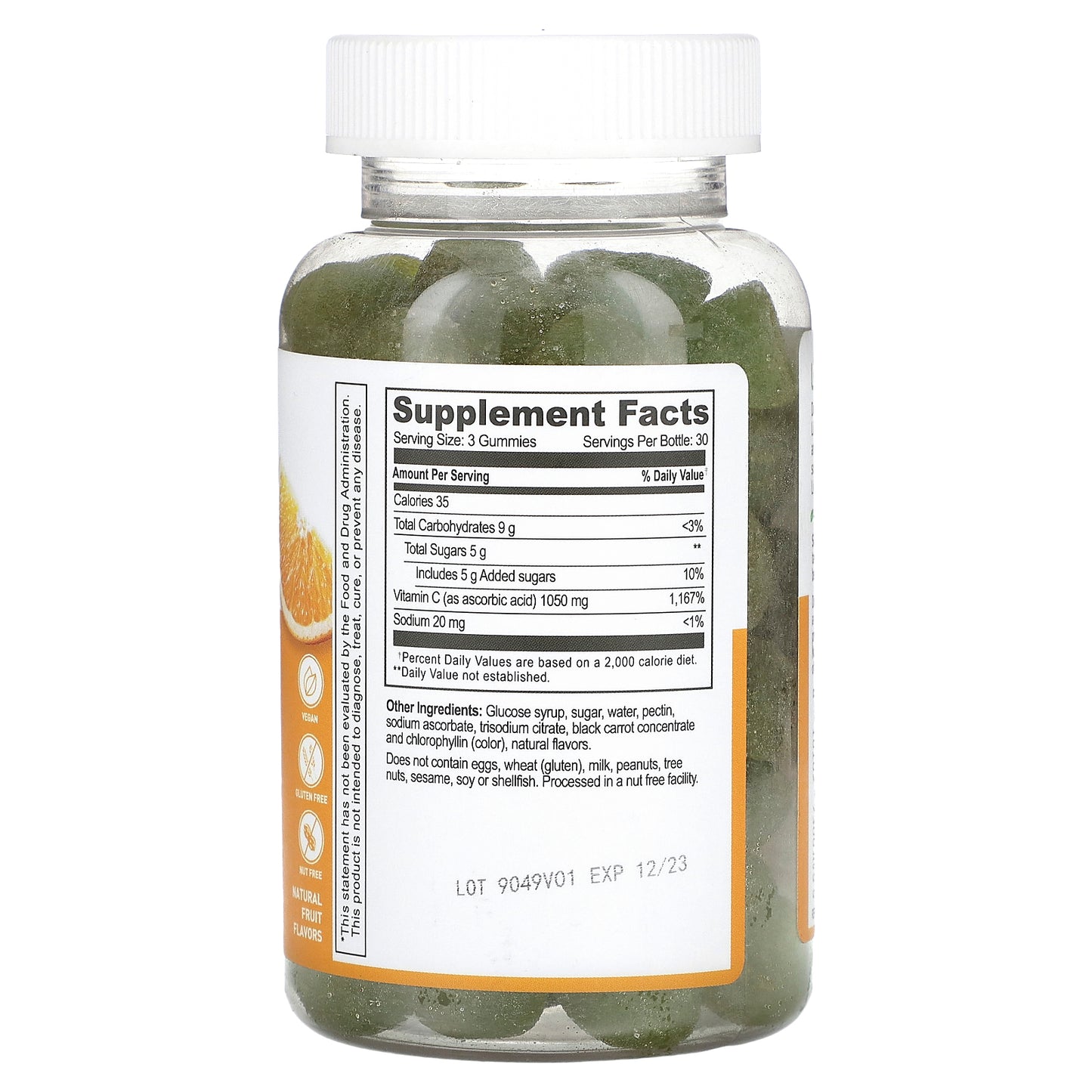 Lifeable, Maximum Strength Vitamin C Gummies, Natural Fruit, 90 Gummies (350 mg per Gummy)