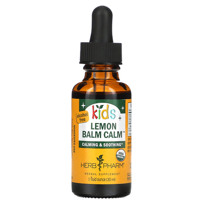 Herb Pharm, Kids Lemon Balm Calm, Alcohol Free, 213 mg, 1 fl oz (30 ml)