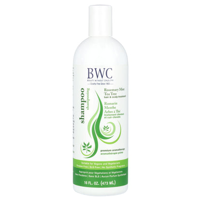Beauty Without Cruelty, Shampoo, Rosemary Mint Tea Tree, 16 fl oz (473 ml)